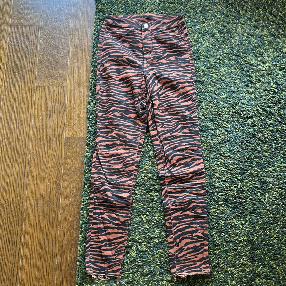 Divided by H&M Tiger Print Skinny Jeans